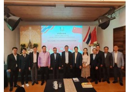 泰国前副总理兼外交部部长 马邦鹏阁下(Pongpol Adireksarn)，光明研究院，东盟-中国工商总会等联合欢迎中国-东盟中心秘书长史忠俊大使莅临竹语花园交流指导工作