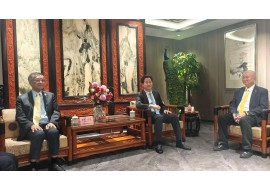 在广州中山会见30多年友谊 老朋友兄长泰国 素博·巴莫亲王